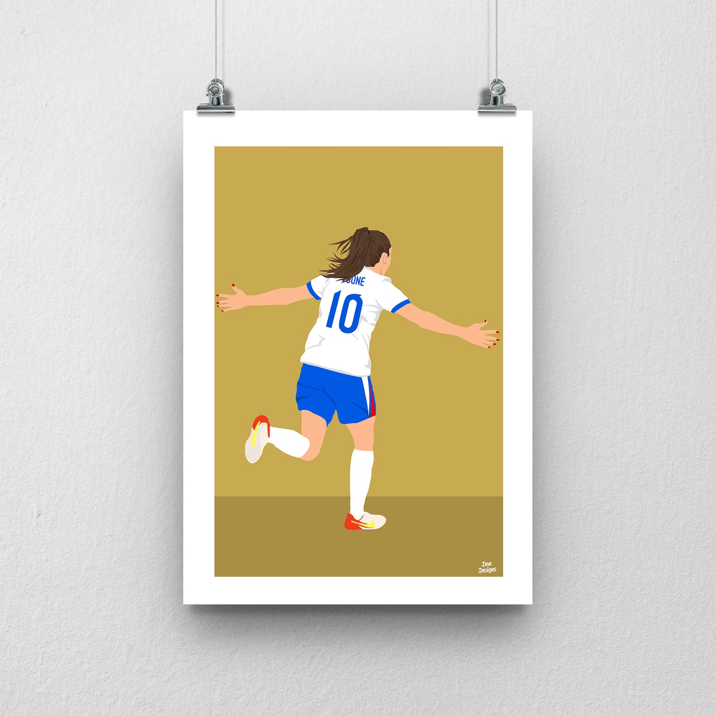Ella Toone Print | Lionesses Euro 2025