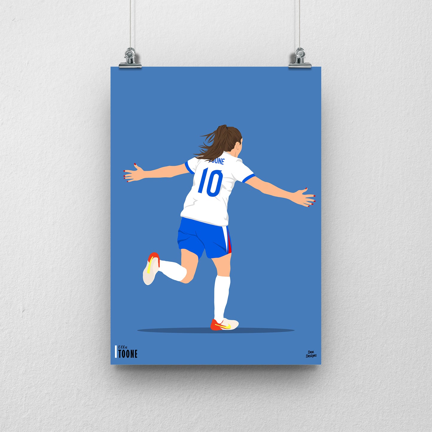 Ella Toone Print | Lionesses Euro 2025