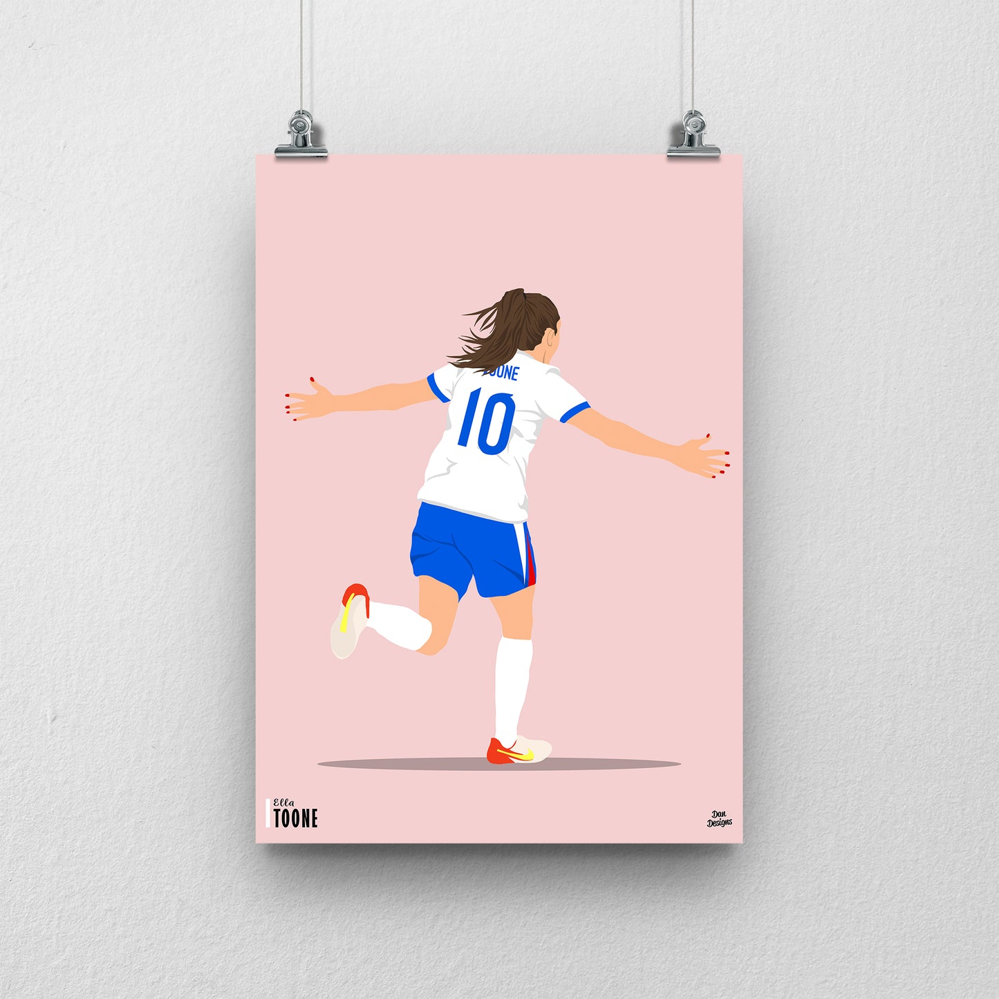 Ella Toone Print | Lionesses Euro 2025