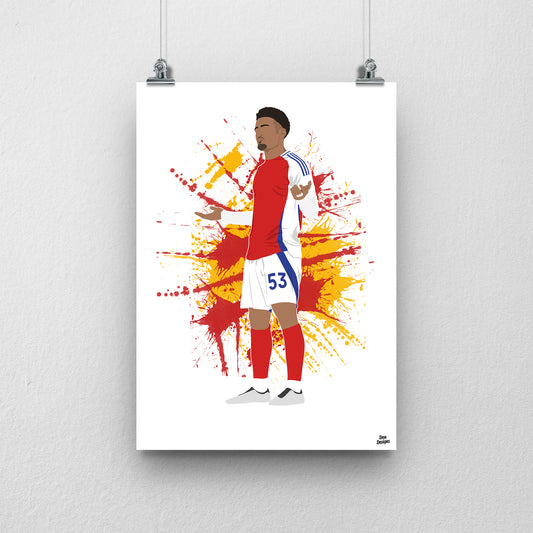 Ethan Nwaneri Arsenal Print – Football Artwork