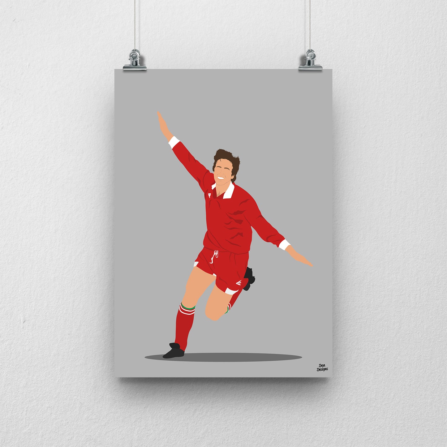 Jan Age Fjortoft Swindon Town Print – Official Club Artwork