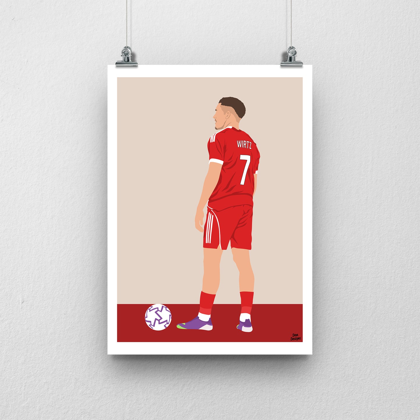 Florian Wirtz Print | Liverpool Football Poster