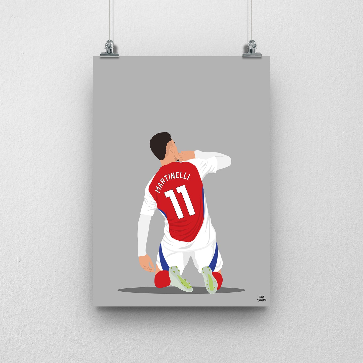 Gabriel Martinelli Arsenal Print – Football Artwork