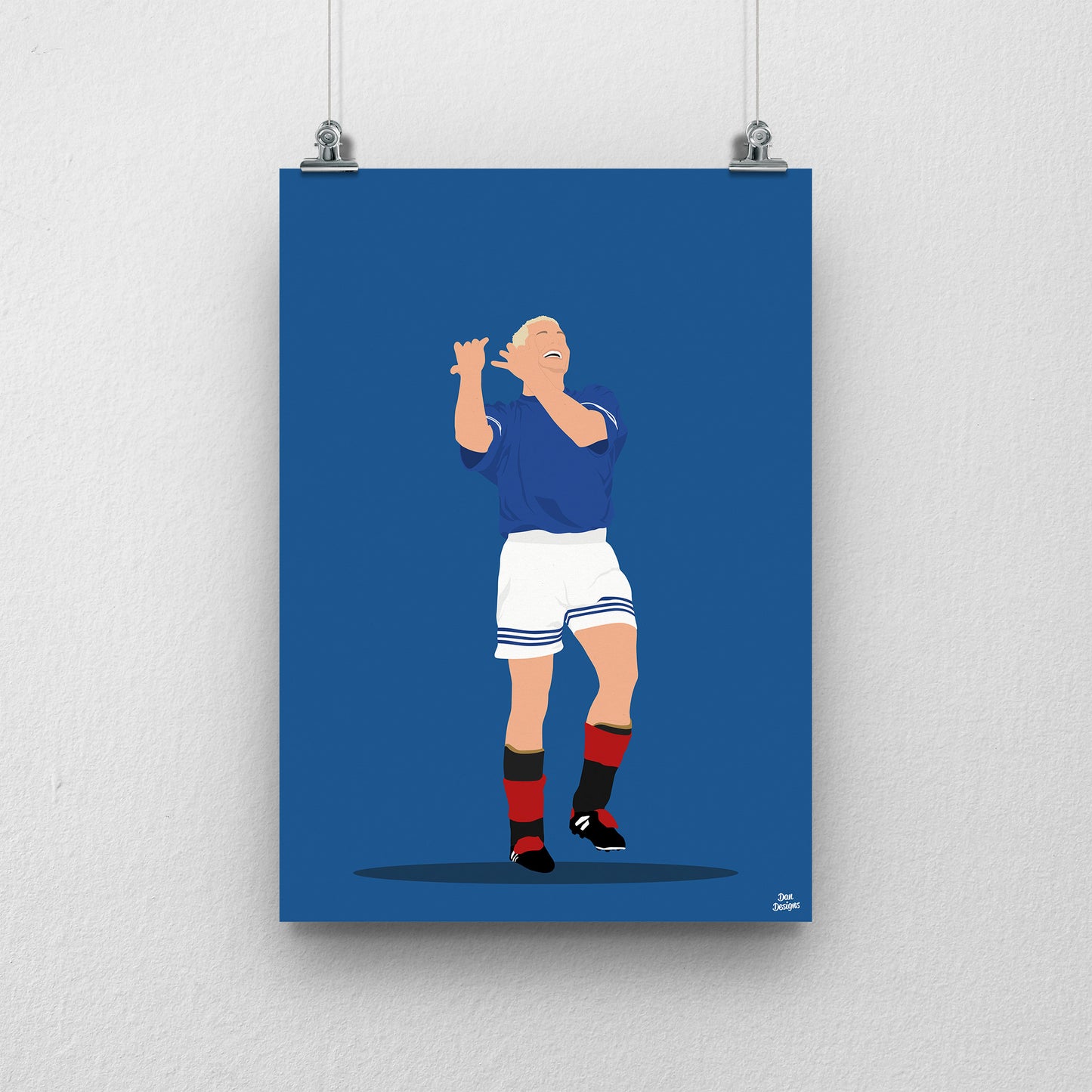Paul Gascoigne Flute Print
