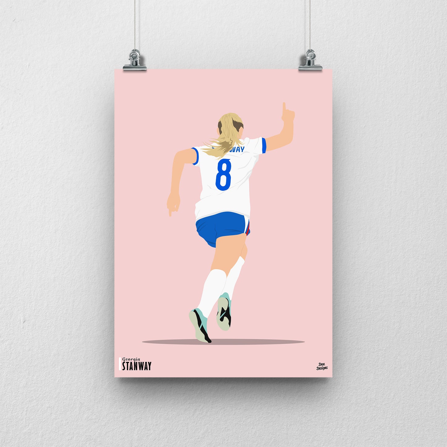 Georgia Stanway Print | Lionesses Euro 2025