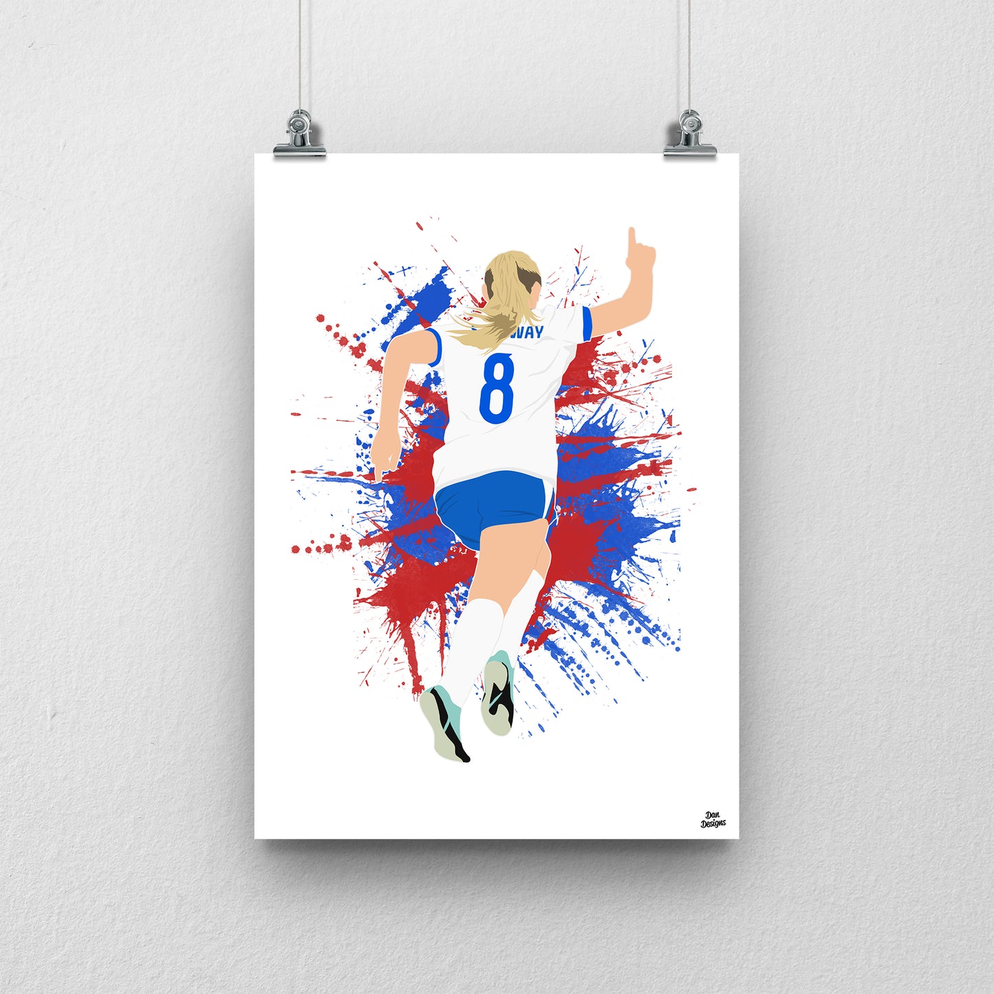 Georgia Stanway Print | Lionesses Euro 2025