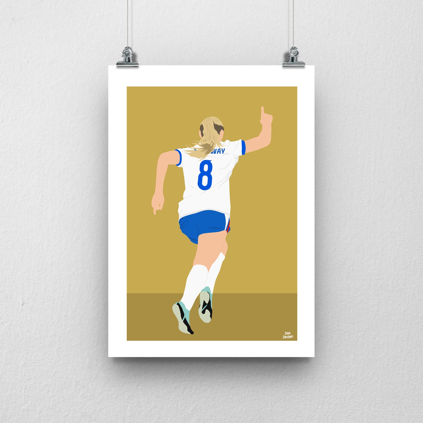Georgia Stanway Print | Lionesses Euro 2025