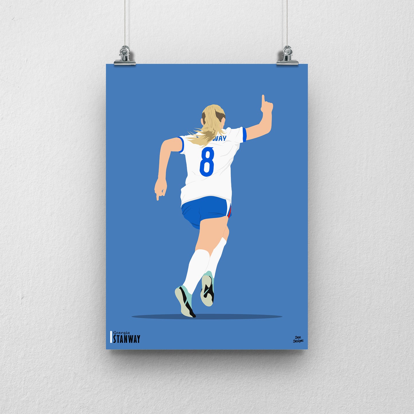Georgia Stanway Print | Lionesses Euro 2025