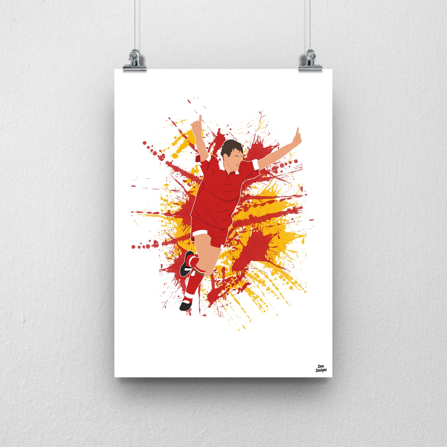 Glenn Hoddle Swindon Town Print – Official Club Artwork