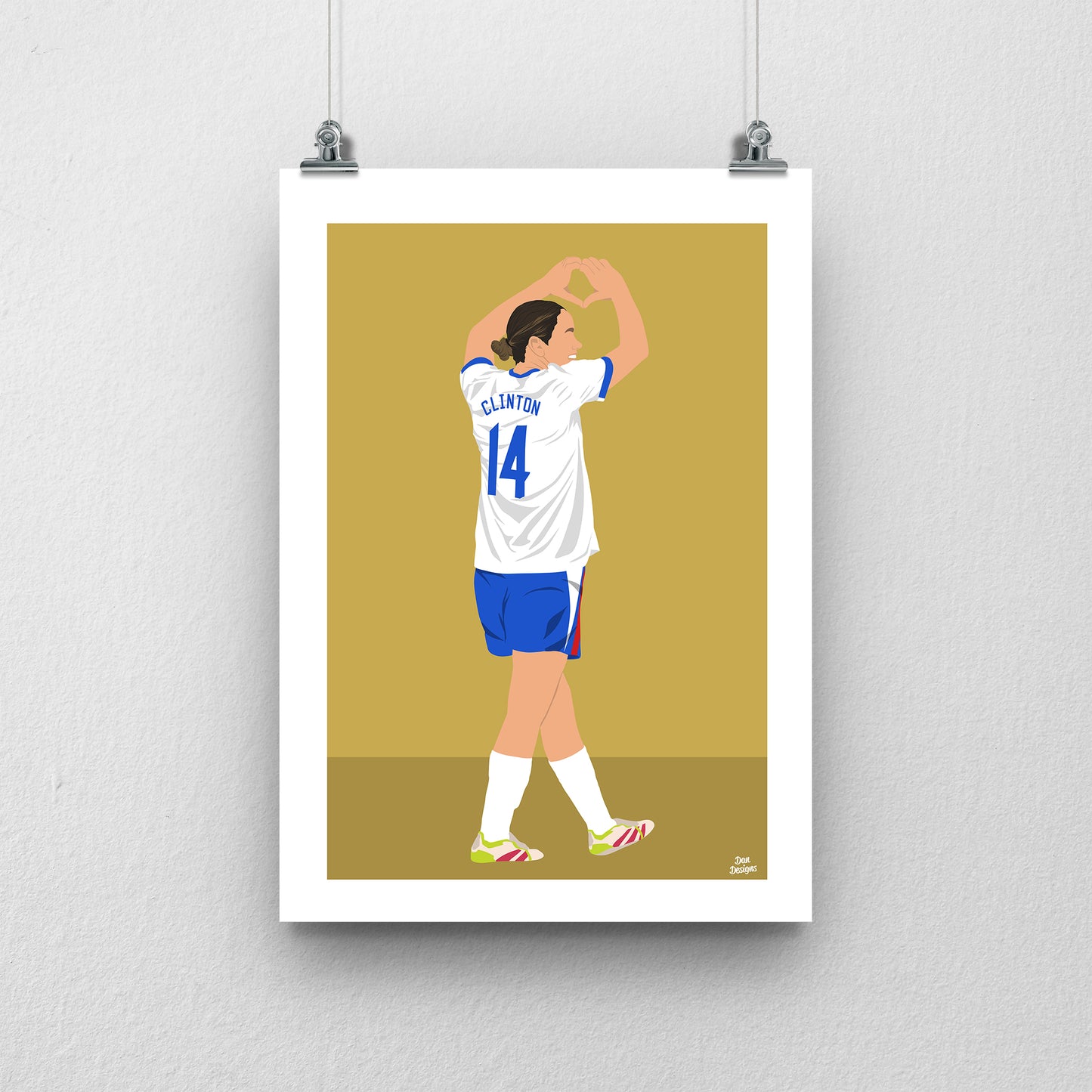 Grace Clinton Print | Lionesses Euro 2025