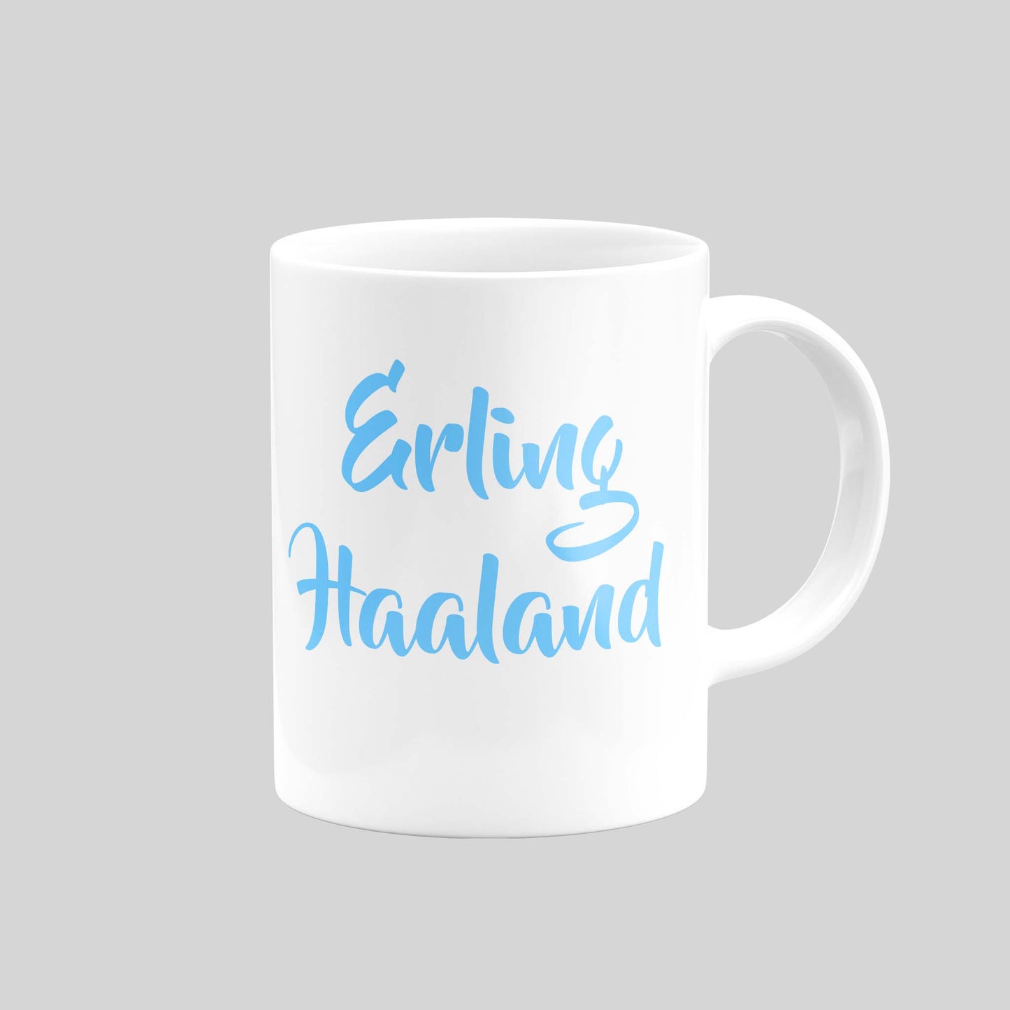 Erling Haaland Kung Fu Celebration Mug – Football Artwork