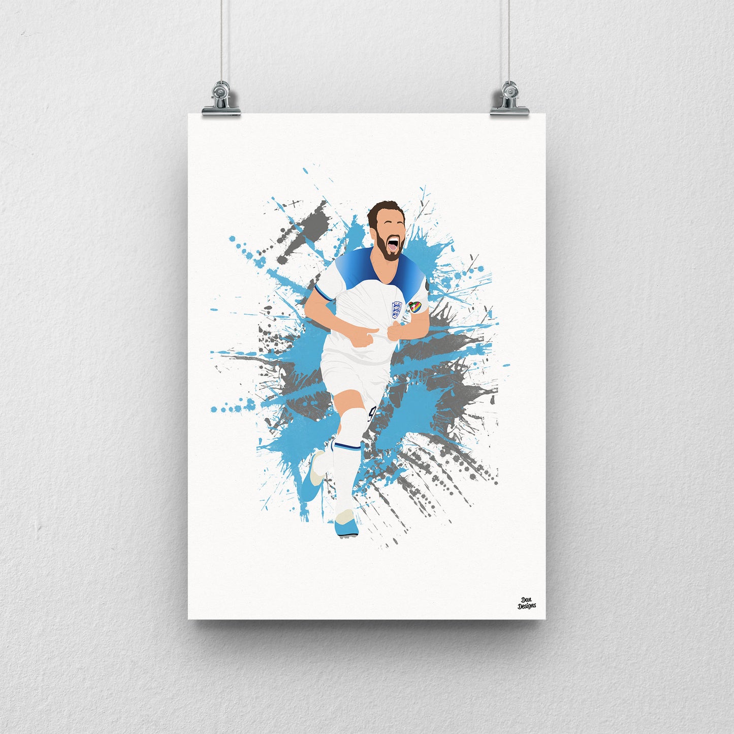 Harry Kane England Print