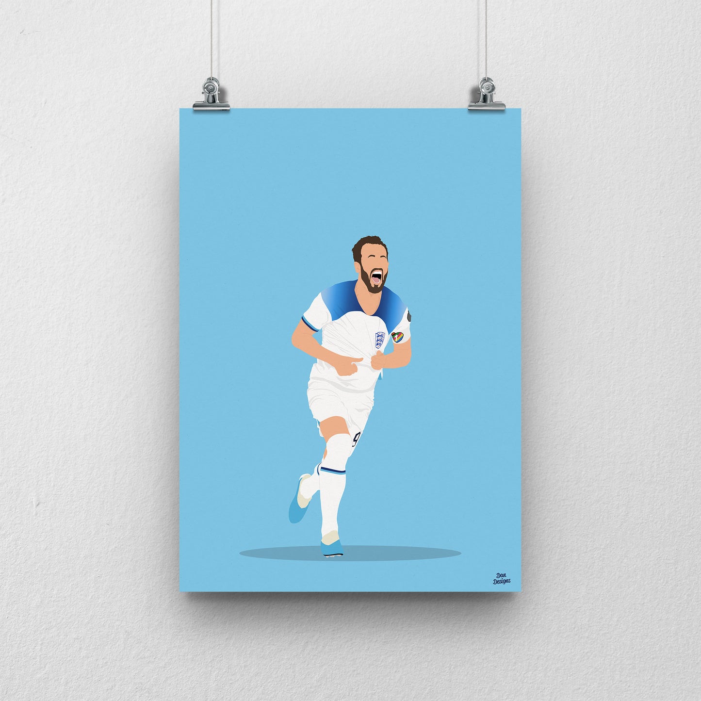 Harry Kane England Print