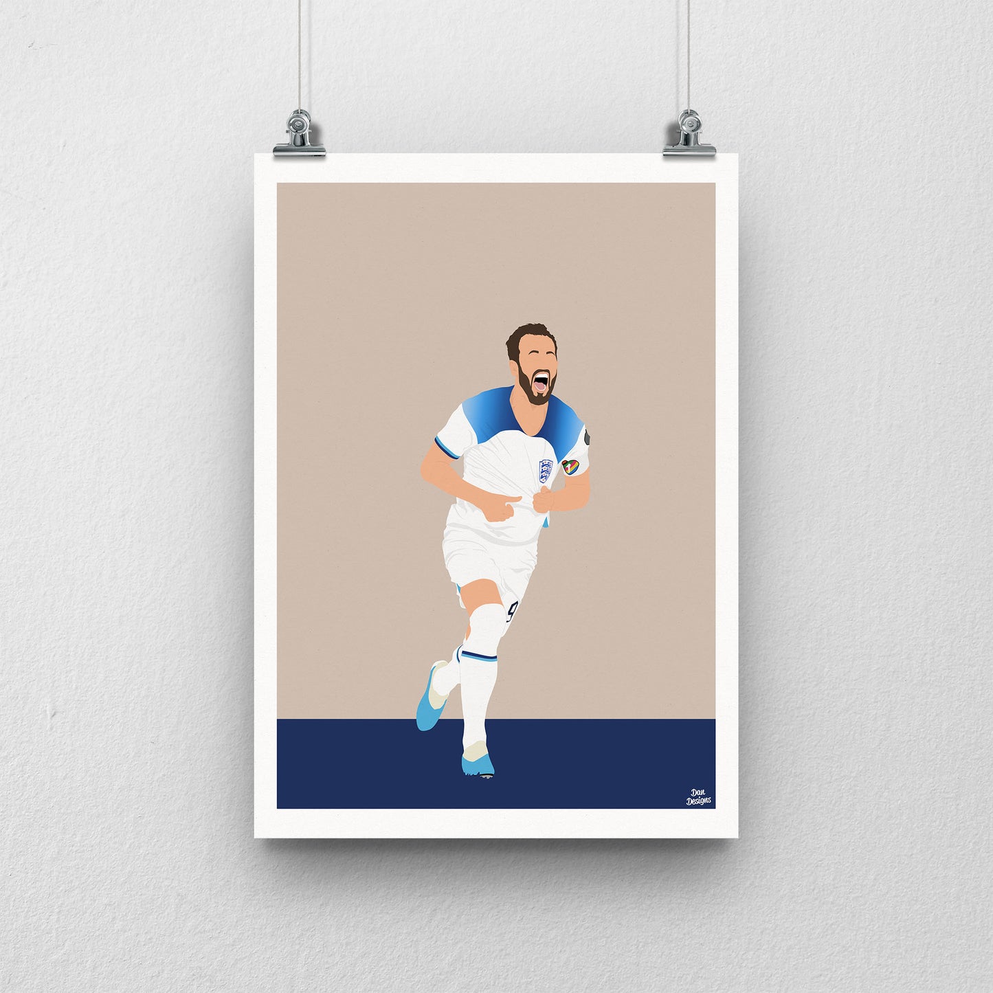 Harry Kane England Print