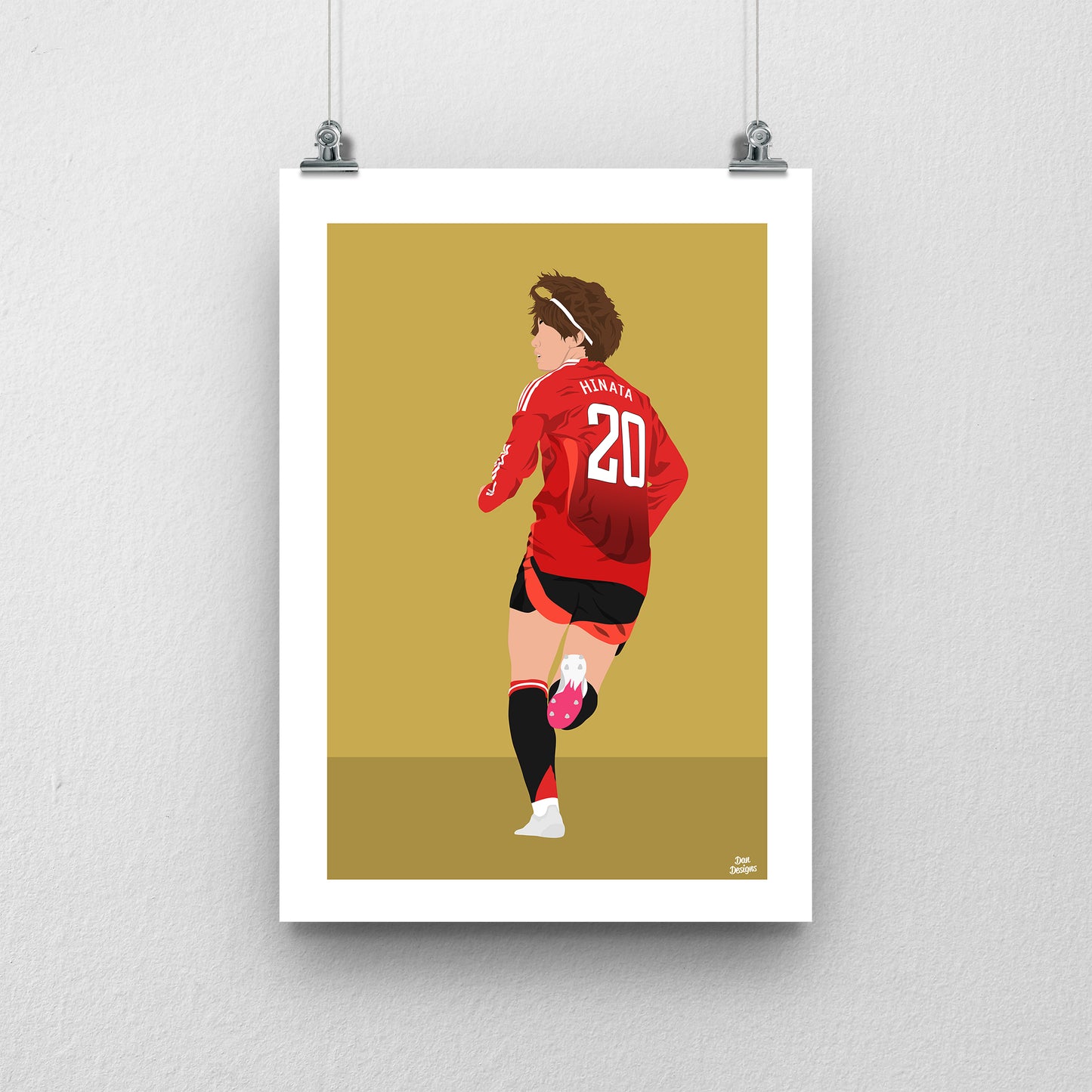 Hinata Miyazawa Print – Japan Football Artwork