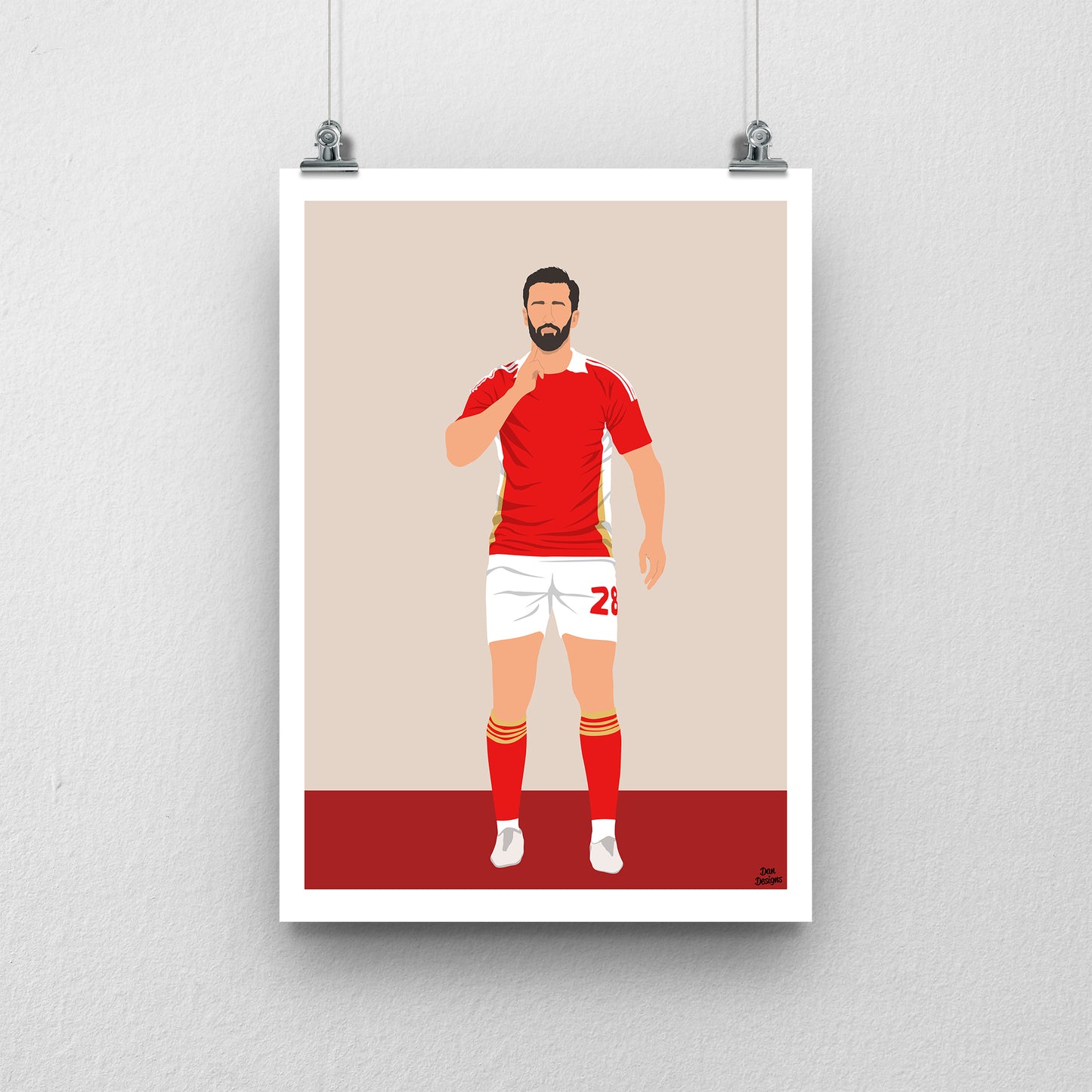Ollie Palmer Swindon Town Print – Official Football Artwork