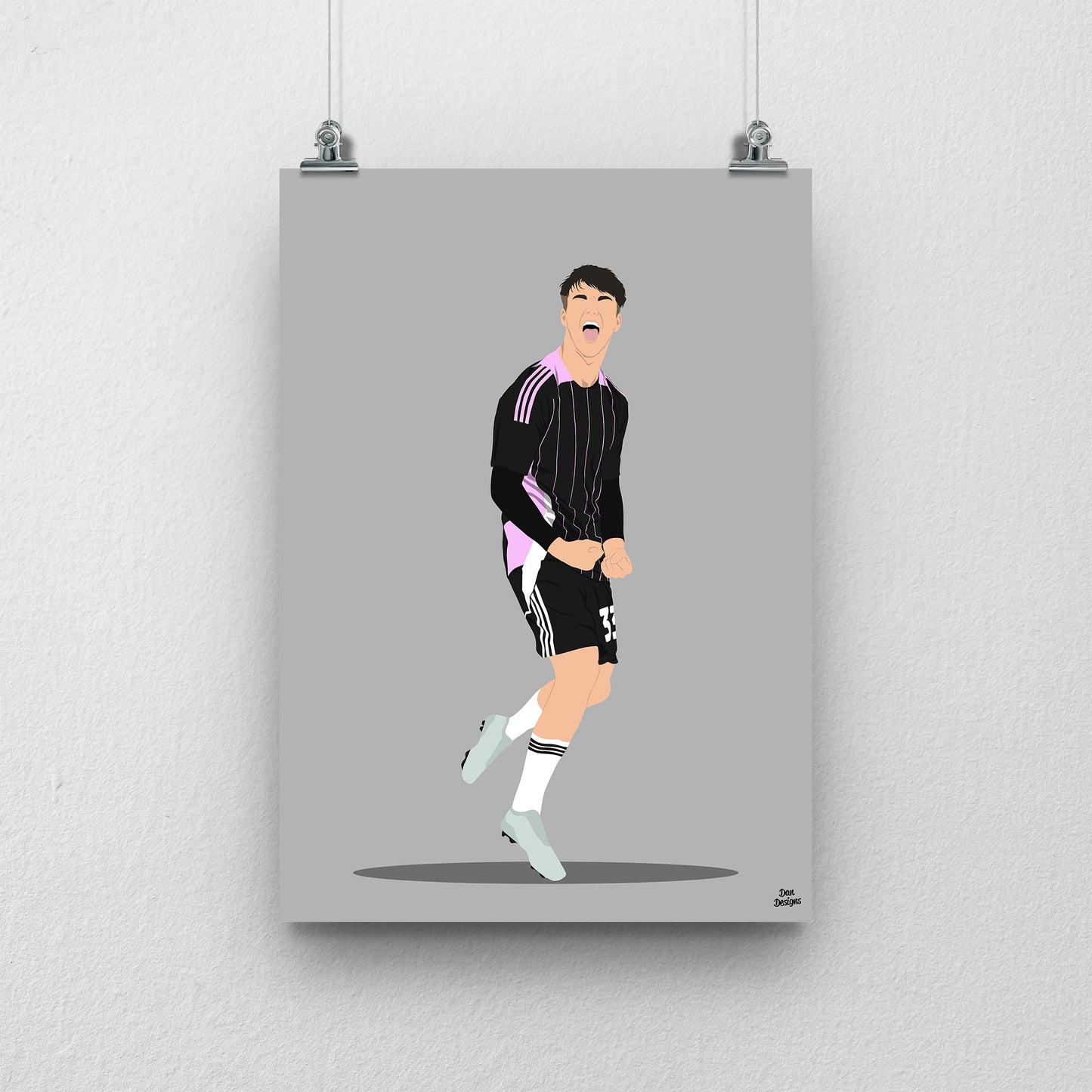 Joel McGregor Swindon Town Print – Football Artwork