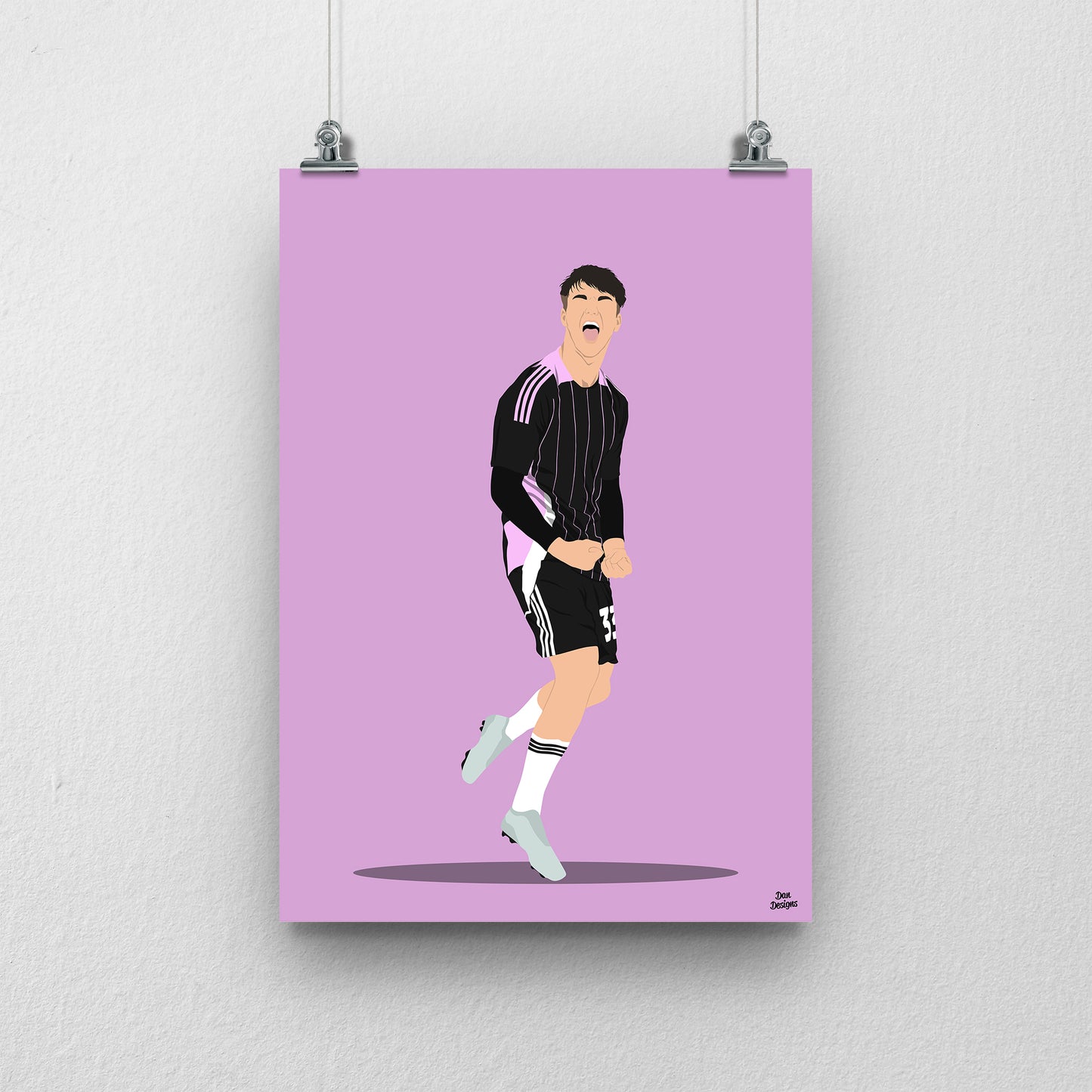 Joel McGregor Swindon Town Print – Football Artwork