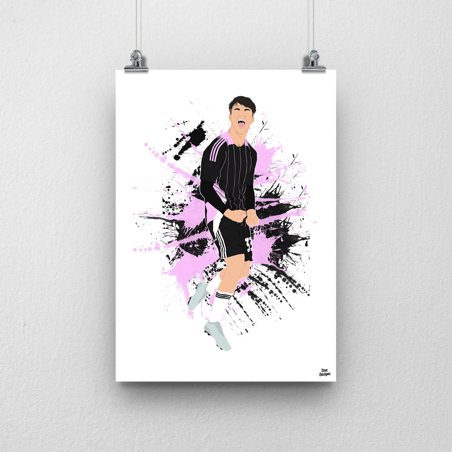 Joel McGregor Swindon Town Print – Football Artwork