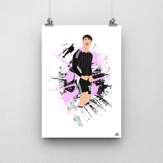 Joel McGregor Swindon Town Print – Football Artwork