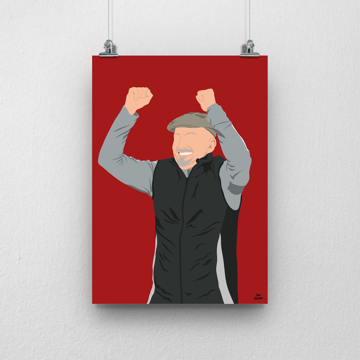 Ian Holloway Swindon Town Print – Football Artwork