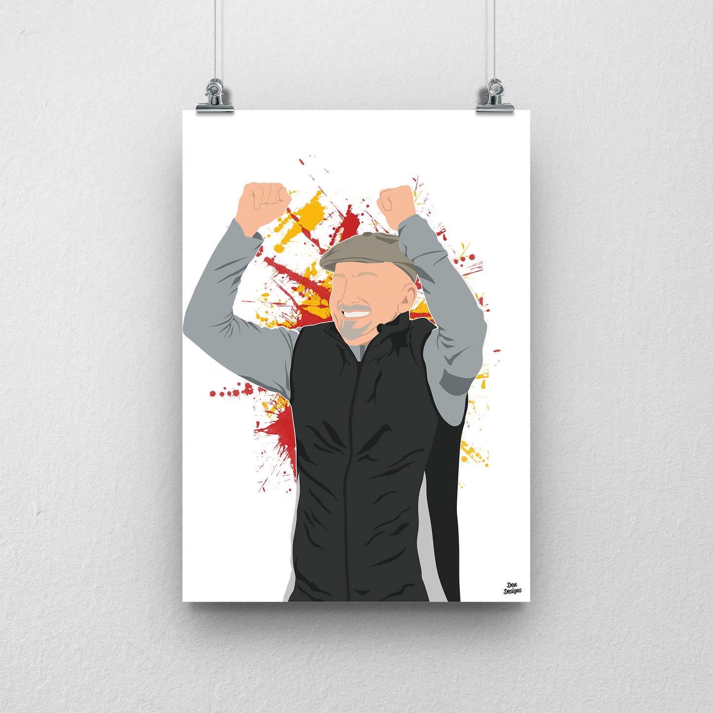 Ian Holloway Swindon Town Print – Football Artwork