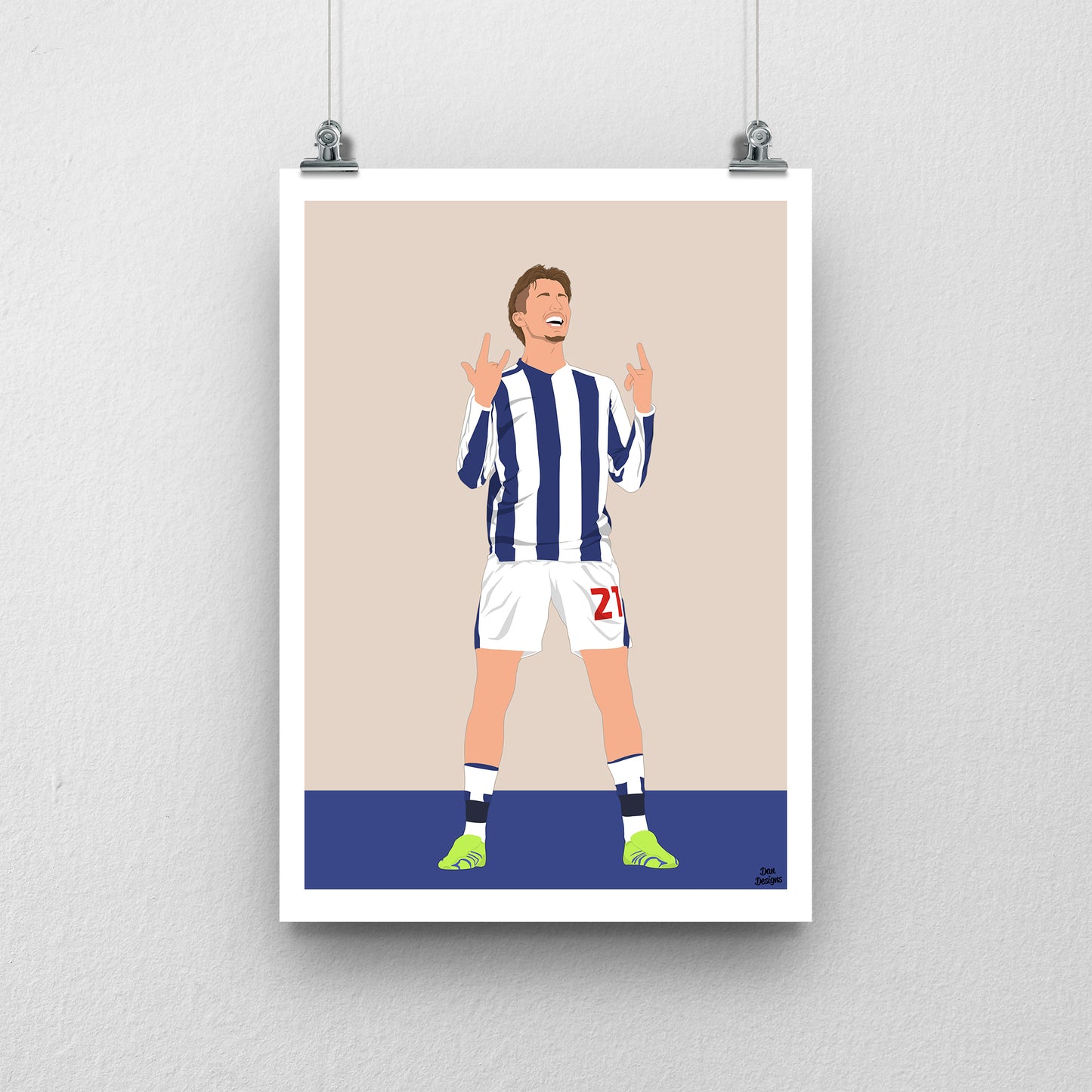 Isaac Price Print – West Brom Poster