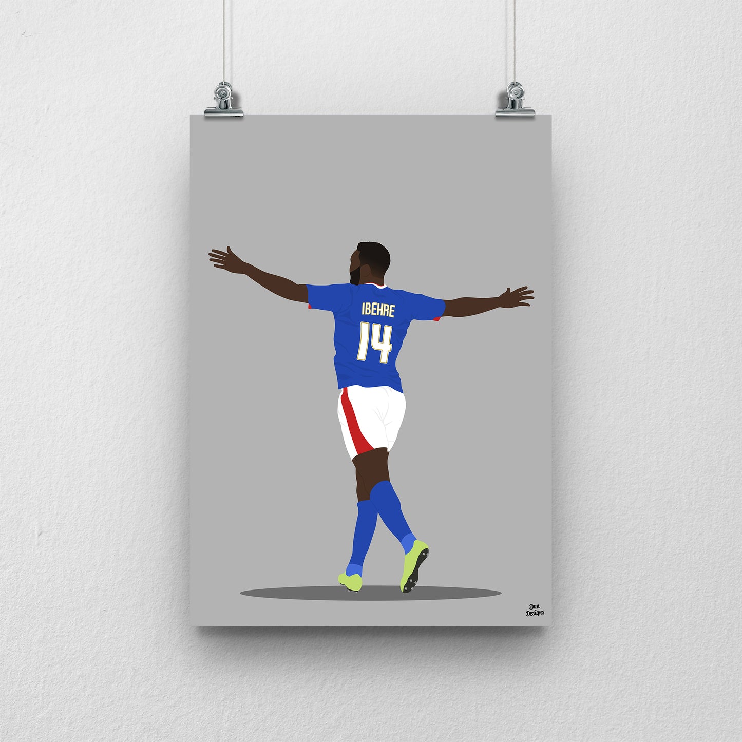 Jabo Ibehre Carlisle United Print – Official Club Artwork