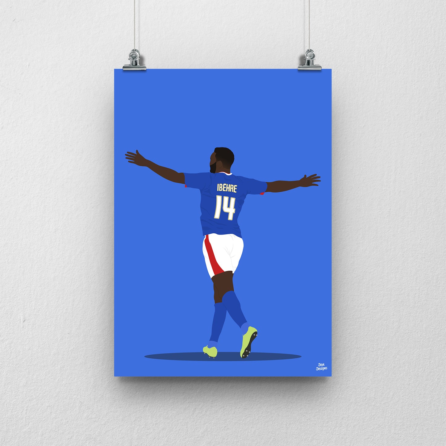 Jabo Ibehre Carlisle United Print – Official Club Artwork