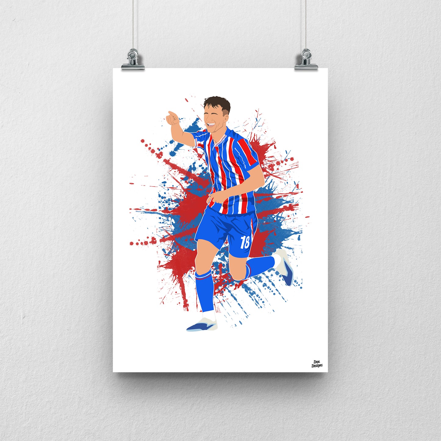 Jack Elllis Carlisle United Print – Official Artwork