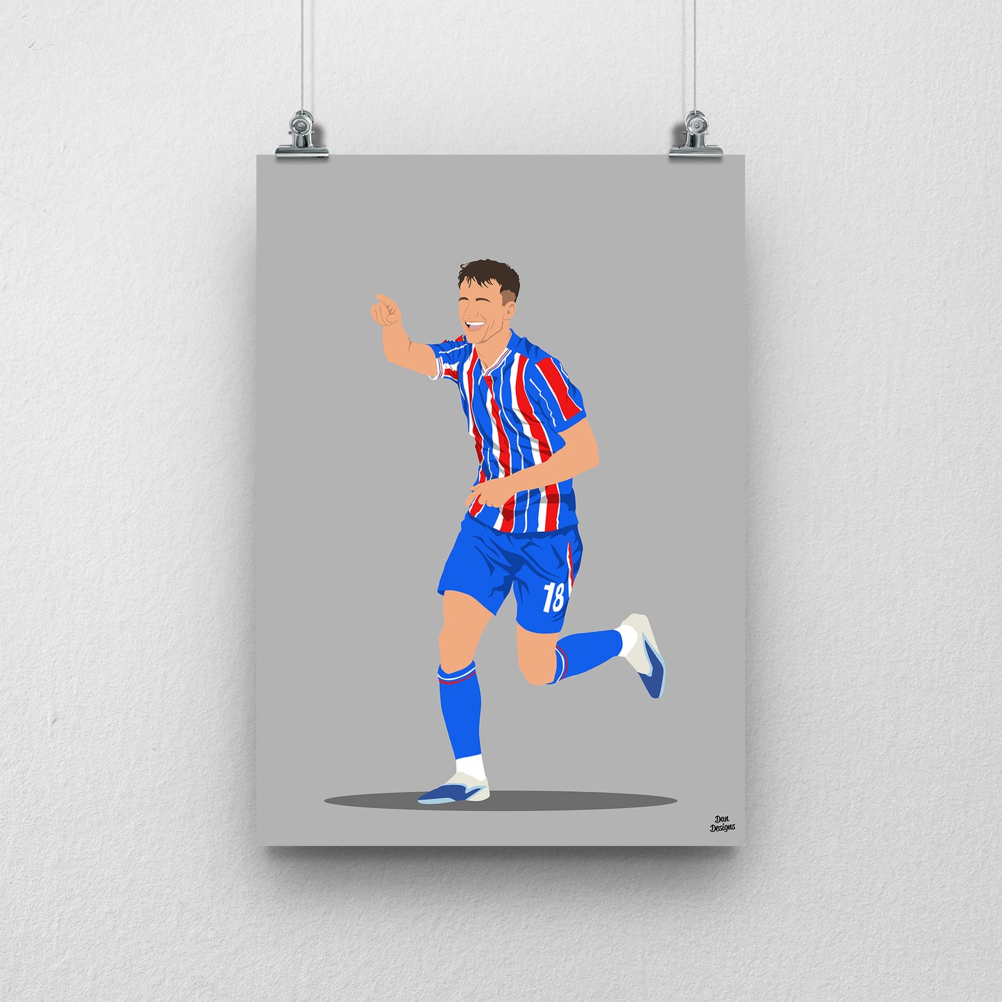 Jack Elllis Carlisle United Print – Official Artwork