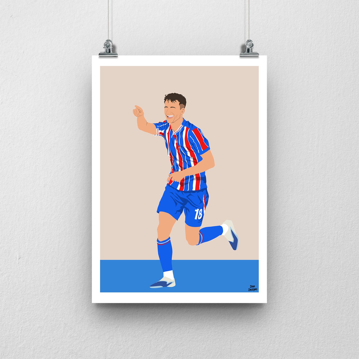 Jack Elllis Carlisle United Print – Official Artwork