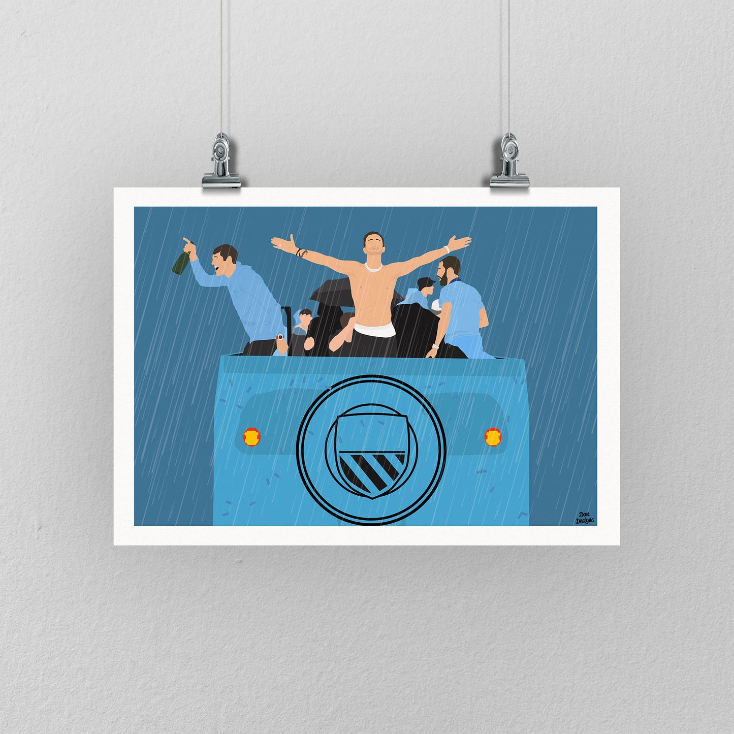 Jack Grealish Bus Parade Print