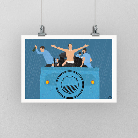 Jack Grealish Bus Parade Print