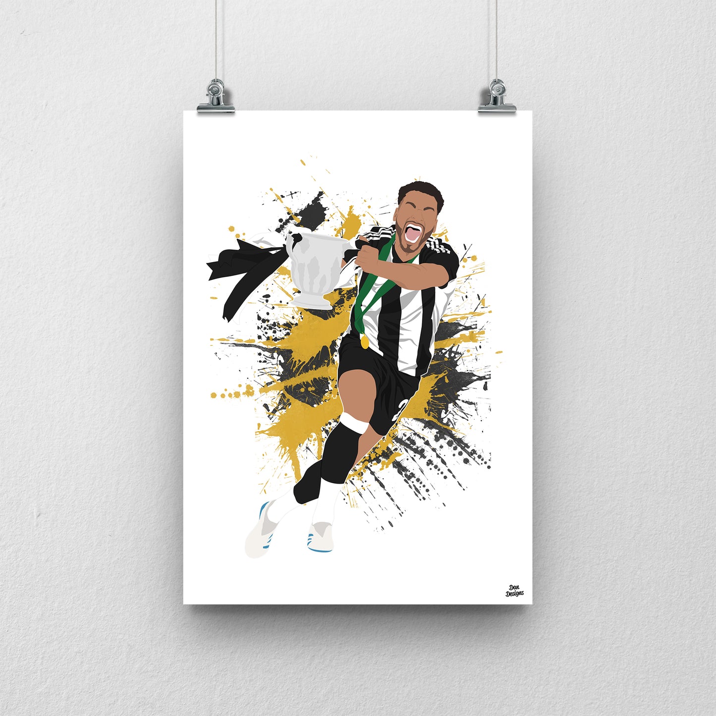 Jacob Murphy Newcastle Print – League Cup Final Football Artwork