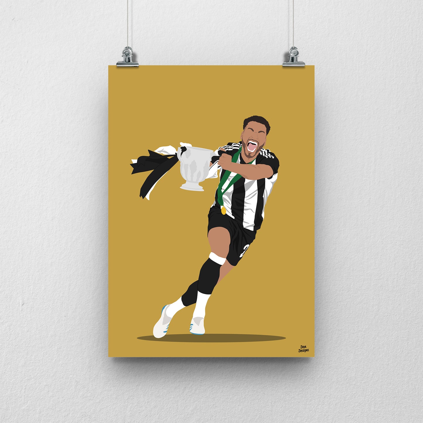 Jacob Murphy Newcastle Print – League Cup Final Football Artwork
