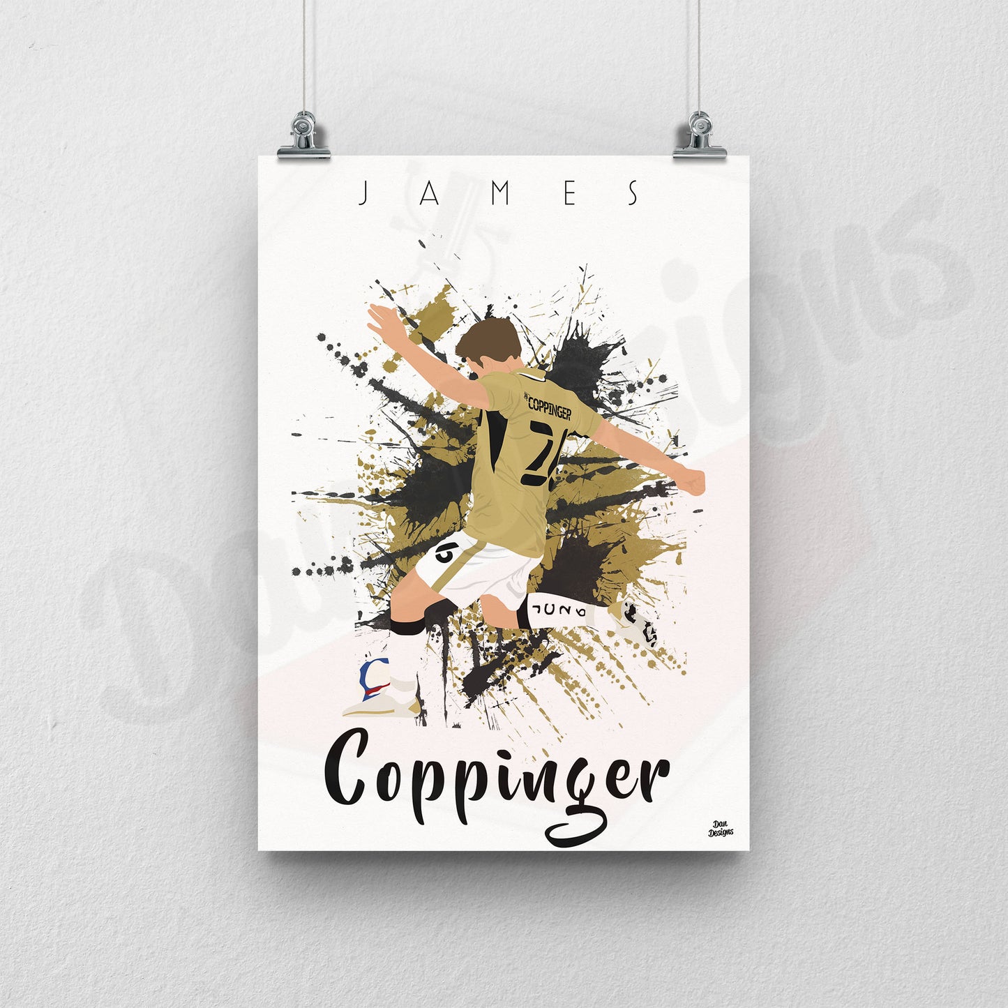 James Coppinger Doncaster Rovers Print – Football Artwork