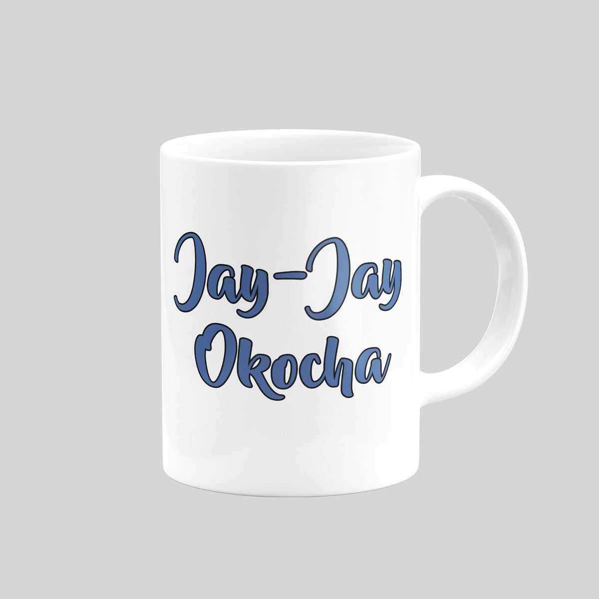 Jay-Jay Okocha Bolton Wanderers mug – reverse design