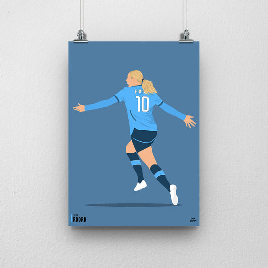 Jill Roord Manchester City Print – Women’s Football Artwork