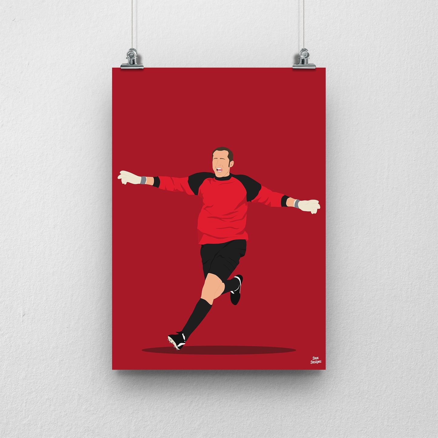 Jimmy Glass Print