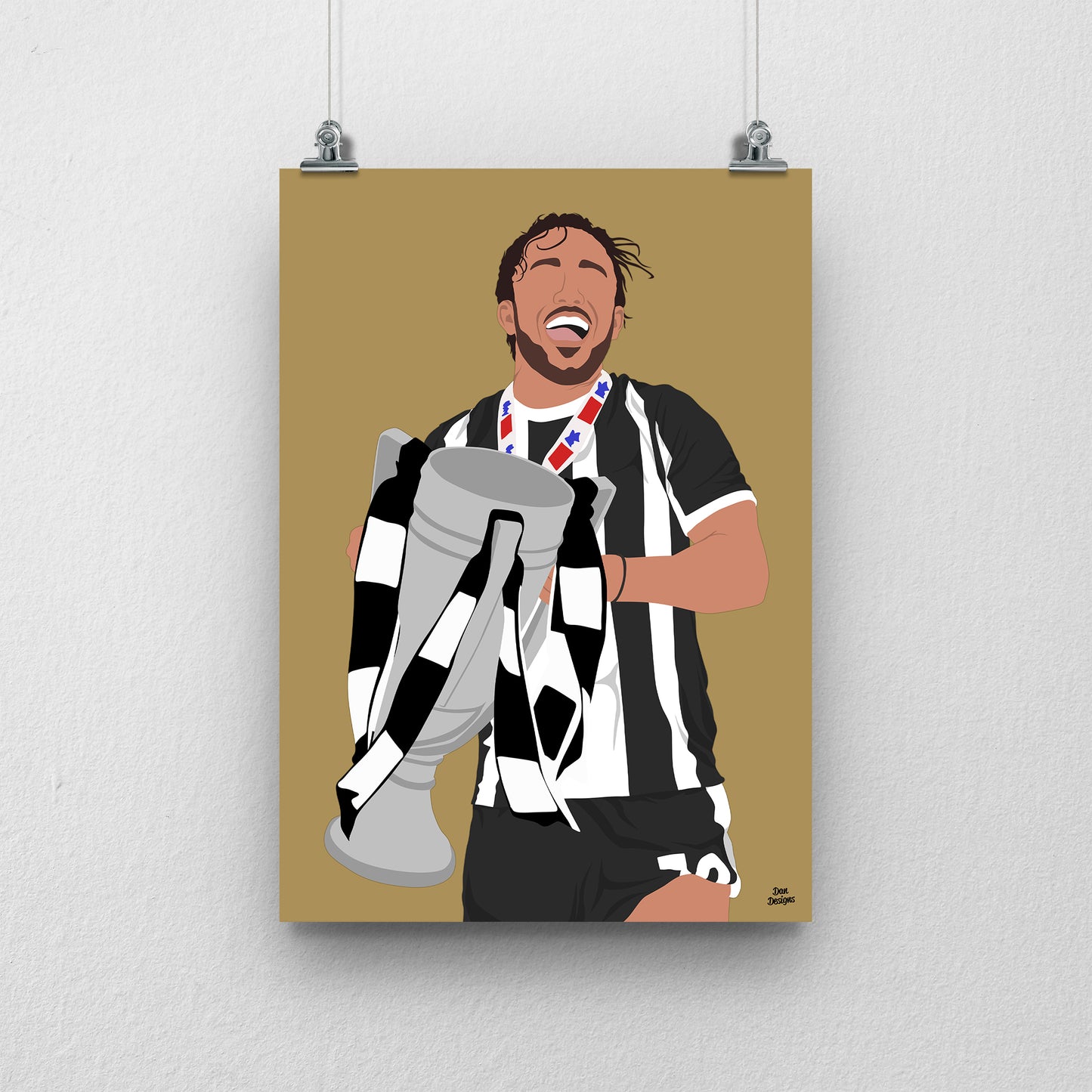 Jodi Jones Notts County Print – Football Artwork