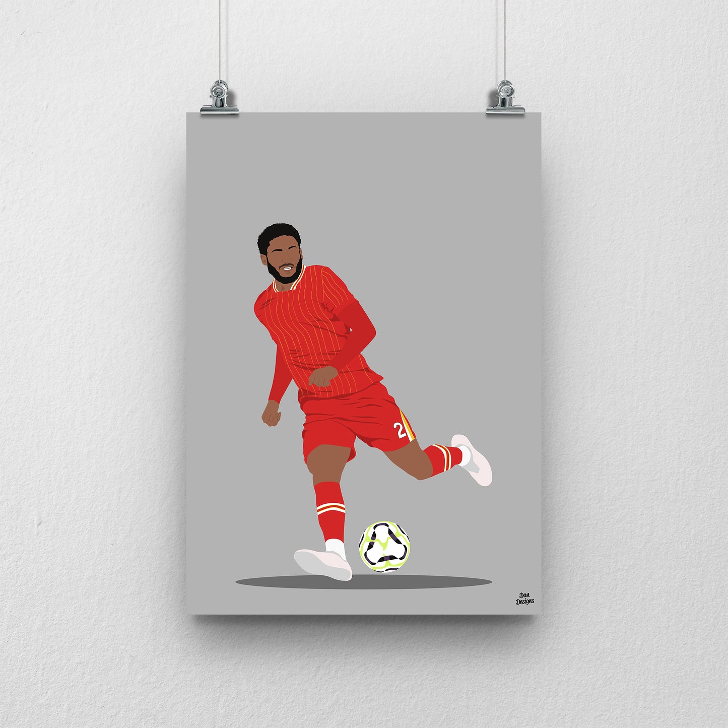 Joe Gomez Liverpool Print – Football Artwork & Poster Design