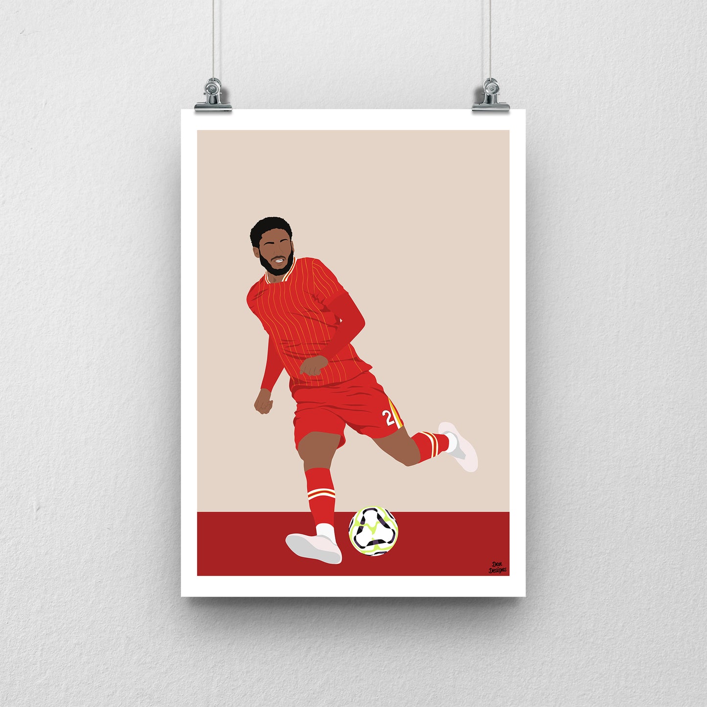 Joe Gomez Liverpool Print – Football Artwork & Poster Design