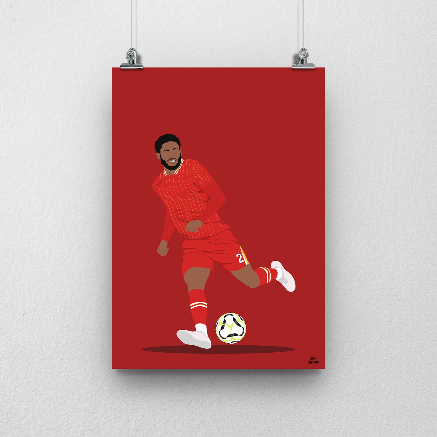 Joe Gomez Liverpool Print – Football Artwork & Poster Design