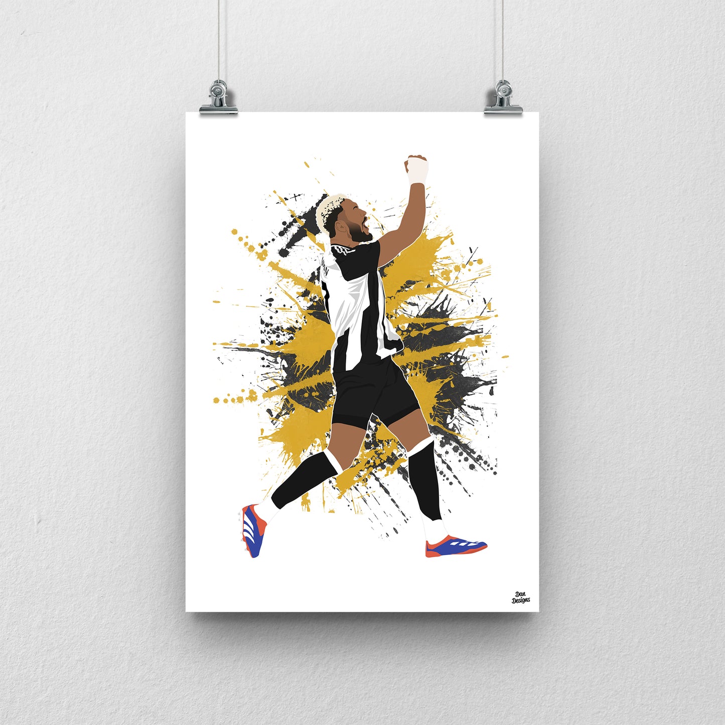 Joelinton Print - Newcastle United Football Poster