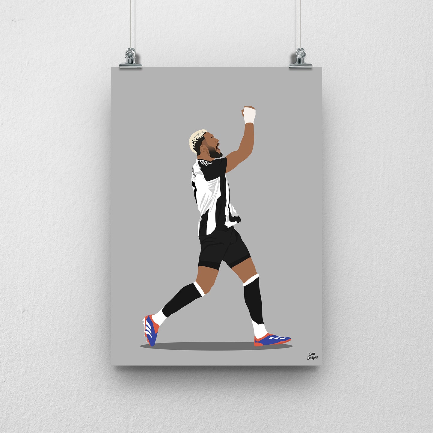 Joelinton Print - Newcastle United Football Poster
