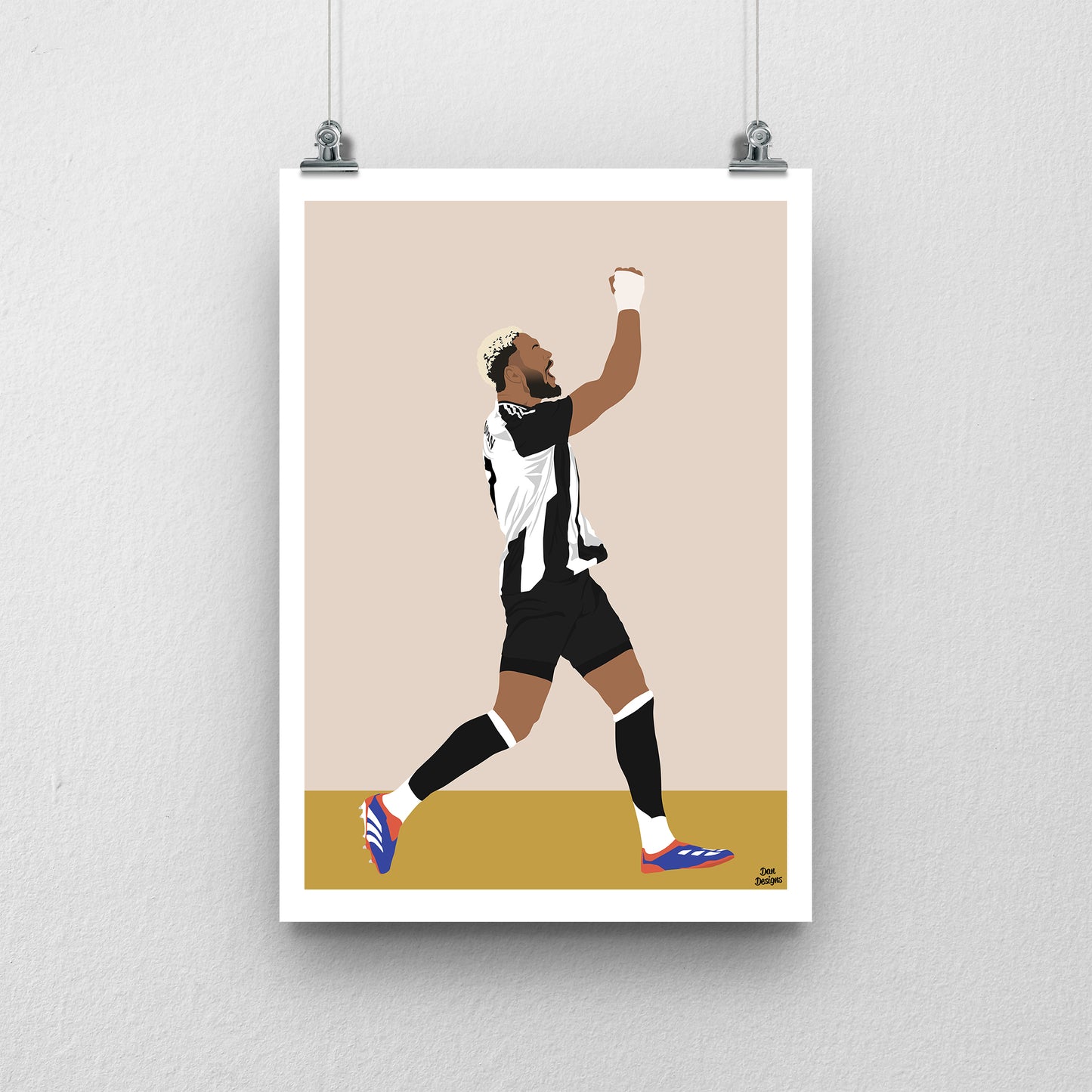 Joelinton Print - Newcastle United Football Poster