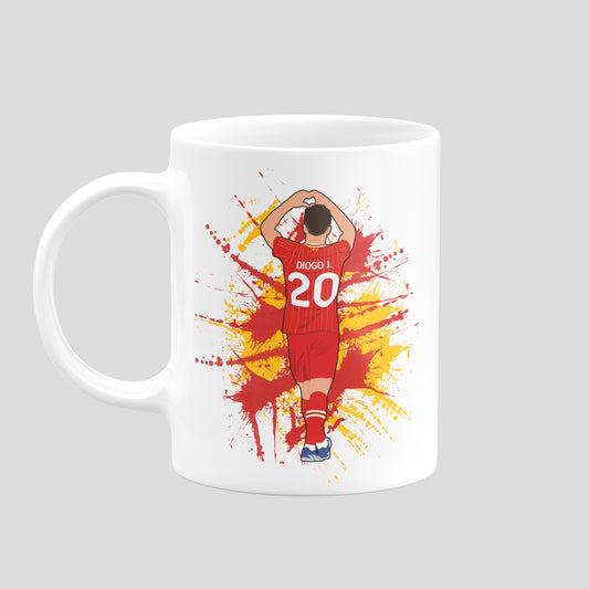 Diogo Jota Liverpool Mug – Football Artwork