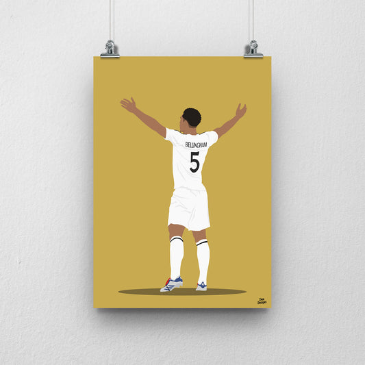 Jude Bellingham Madrid Print