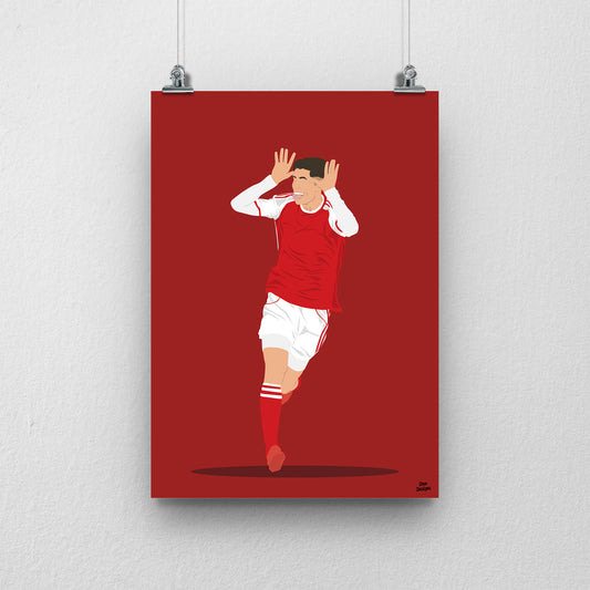 Kai Havertz Arsenal Print – Football Artwork & Poster Design